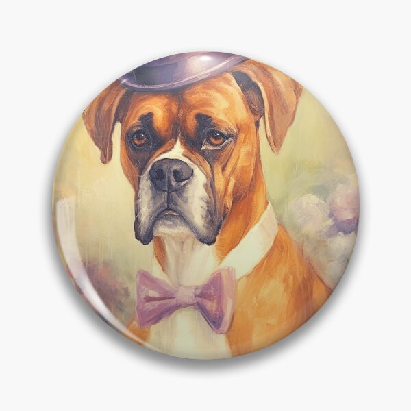 Item preview, Vintage Elegant Watercolor Boxer Dog designed and sold by TheAnimalZ00.