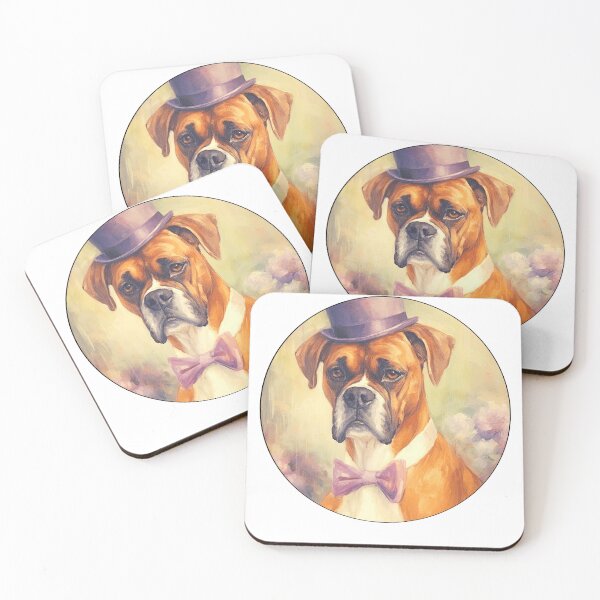 Item preview, Vintage Elegant Watercolor Boxer Dog designed and sold by TheAnimalZ00.
