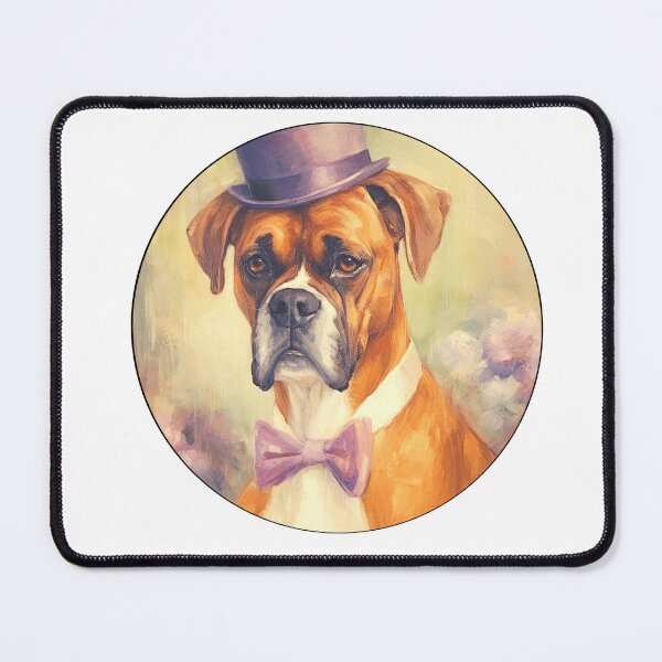 Artikelvorschau, Vintager eleganter Aquarell-Boxerhund entworfen und verkauft von TheAnimalZ00.