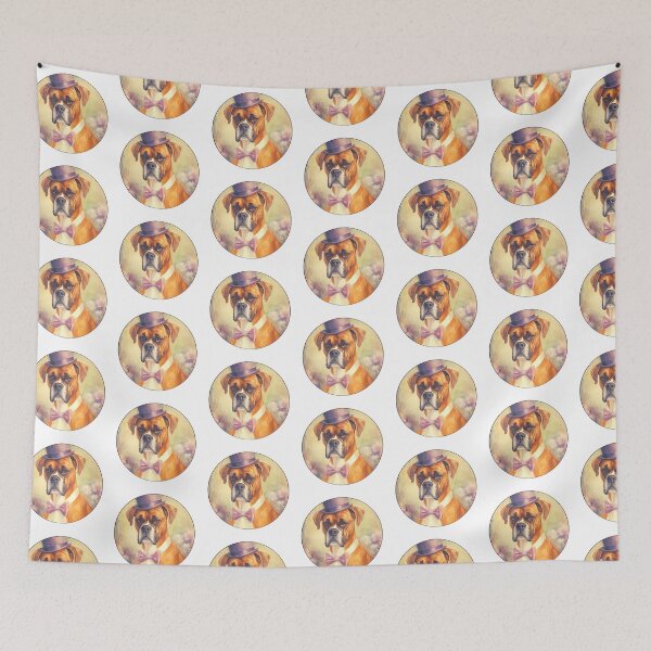 Item preview, Vintage Elegant Watercolor Boxer Dog designed and sold by TheAnimalZ00.