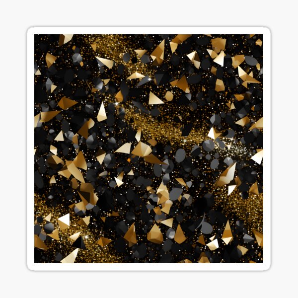 Item preview, Black and Gold Glitter  designed and sold by Pixel-Lair.