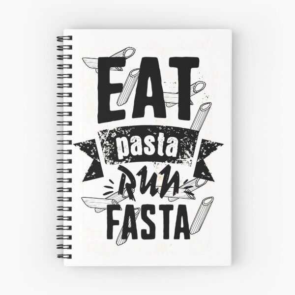 Item preview, EAT PASTA RUN FASTA designed and sold by VividVista.