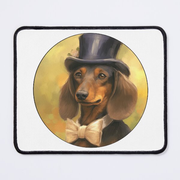 Item preview, Vintage Elegant Watercolor Dachshund Dog designed and sold by TheAnimalZ00.