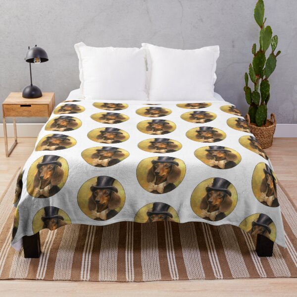 Item preview, Vintage Elegant Watercolor Dachshund Dog designed and sold by TheAnimalZ00.