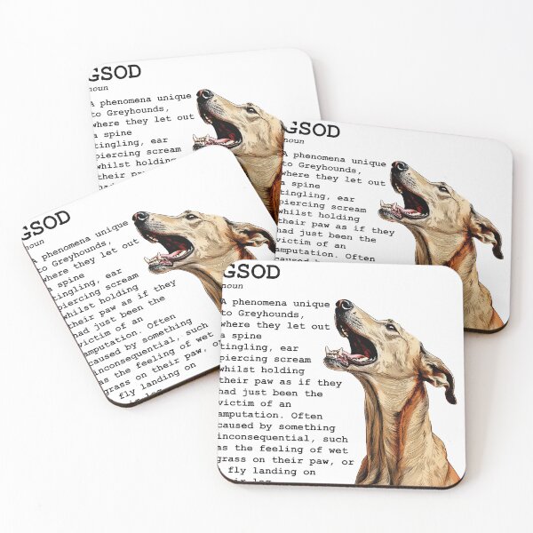 Item preview, Greyhound Scream of Death (GSOD) designed and sold by The-Hoff-Shop.