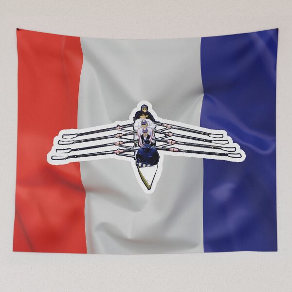 Item preview, Rowers Rowing on French Flag designed and sold by Michael van der Hoorn.