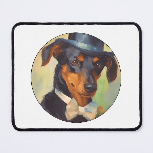 Item preview, Vintage Elegant Watercolor Doberman Dog designed and sold by TheAnimalZ00.
