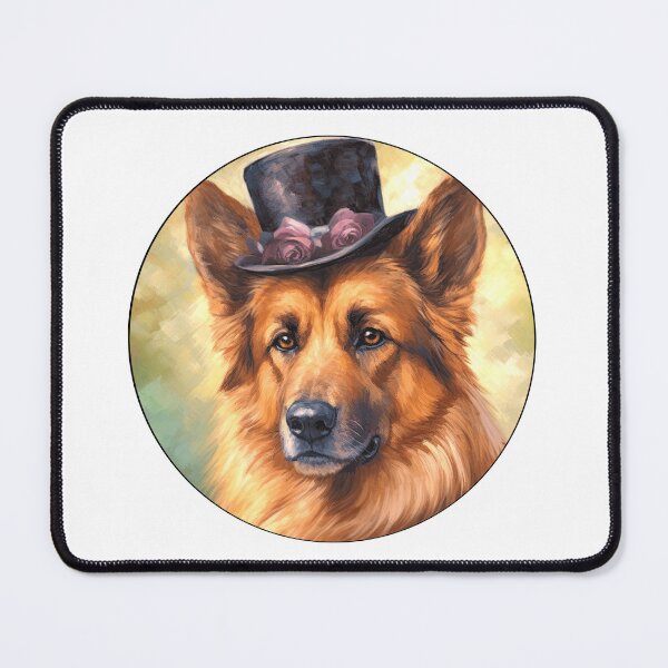 Item preview, Vintage Elegant Watercolor German Shepherd Dog designed and sold by TheAnimalZ00.