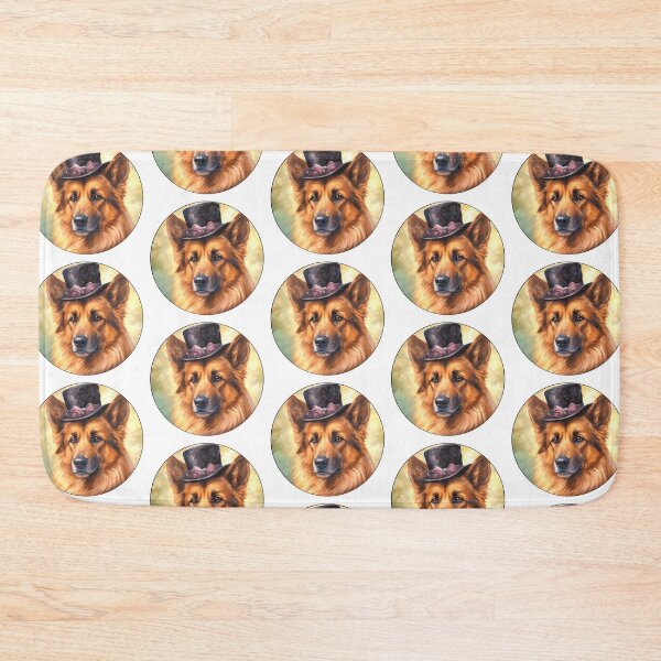Item preview, Vintage Elegant Watercolor German Shepherd Dog designed and sold by TheAnimalZ00.