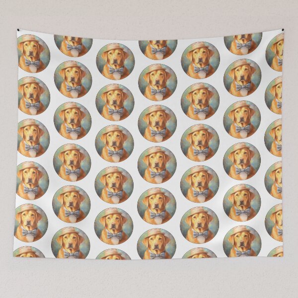 Item preview, Vintage Elegant Watercolor Labrador Retriever Dog designed and sold by TheAnimalZ00.