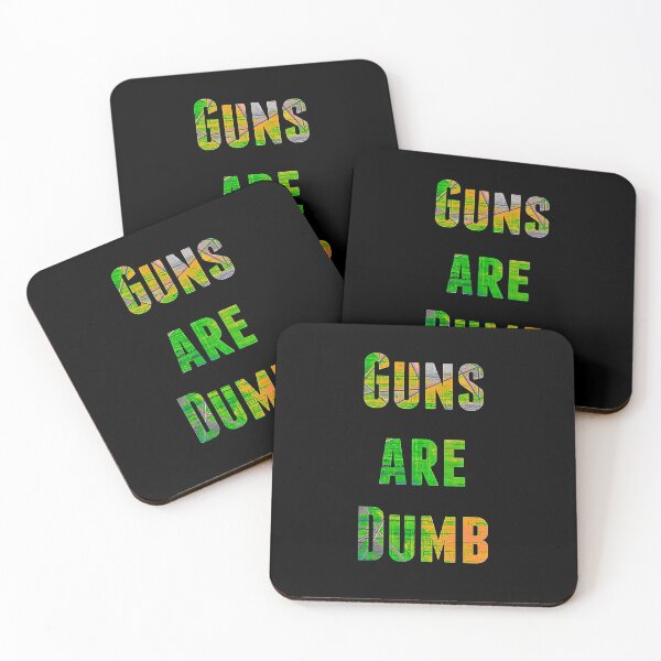 Item preview, GUNS ARE DUMB designed and sold by crazykona.
