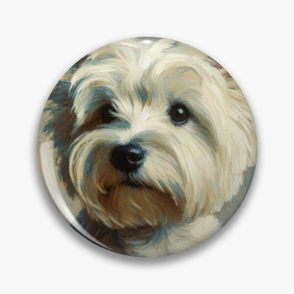 Artikelvorschau, Westie mit neutralem Hintergrund - West Highland Terrier Ölgemälde entworfen und verkauft von Star-Fragment.