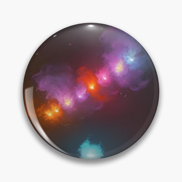 Item preview, Galaxies and Stars Orbs in Water and Space Abstract designed and sold by ColdPhelps.