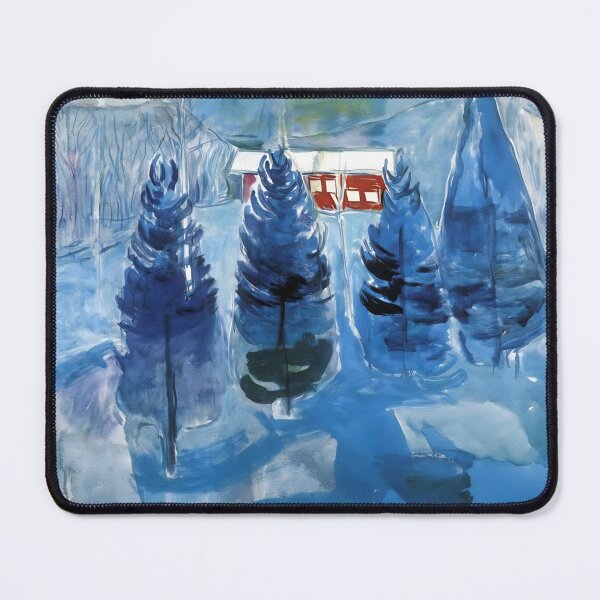 Item preview,  Red House and Spruces Edvard Munch designed and sold by CristalleLisa.