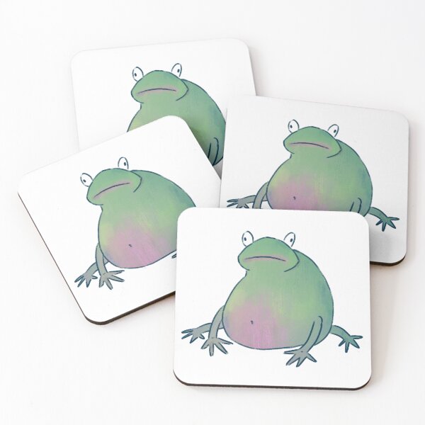 Item preview, Fat frog sitting designed and sold by OrangesAndFun.