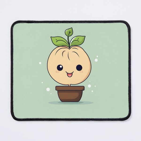 Item preview, Bean sprout in a pot Cute Cartoon Style designed and sold by MuteluArtwork.