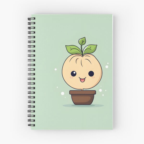 Item preview, Bean sprout in a pot Cute Cartoon Style designed and sold by MuteluArtwork.