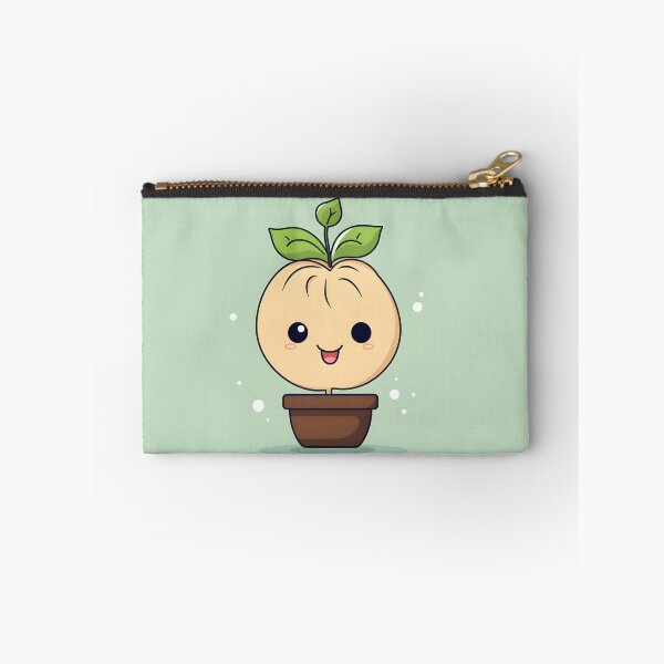 Item preview, Bean sprout in a pot Cute Cartoon Style designed and sold by MuteluArtwork.