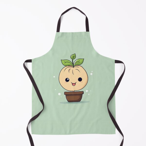 Item preview, Bean sprout in a pot Cute Cartoon Style designed and sold by MuteluArtwork.