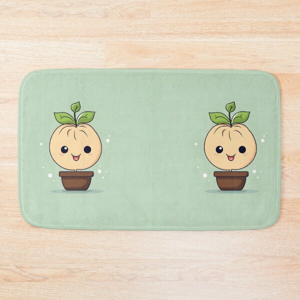 Item preview, Bean sprout in a pot Cute Cartoon Style designed and sold by MuteluArtwork.