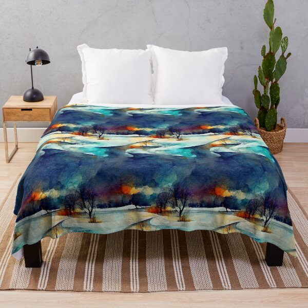 Item preview, Wineth - Abstract Winter Landscape (3/16) designed and sold by sabantha.