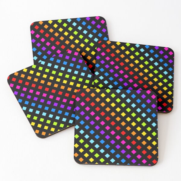 Item preview, Rainbow Diamond Checkers designed and sold by BeJolley.
