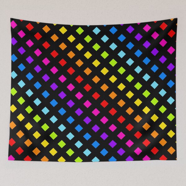 Item preview, Rainbow Diamond Checkers designed and sold by BeJolley.