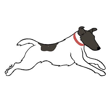 Artwork thumbnail, Running Fox Terrier by smoothfoxill