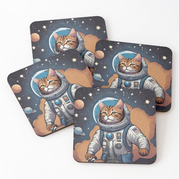 Item preview, Interstellar Cat Explorer designed and sold by PATTERN-ARTSHOP.