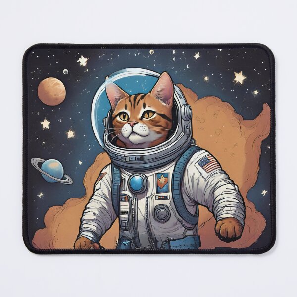 Item preview, Interstellar Cat Explorer designed and sold by PATTERN-ARTSHOP.
