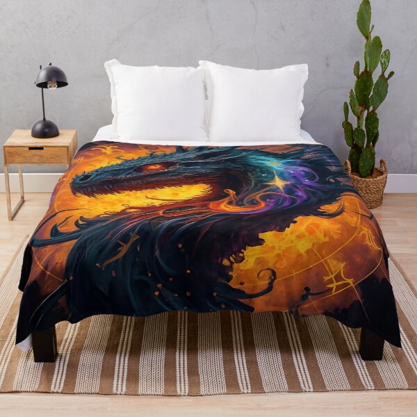 Artikelvorschau, Verzauberte kosmische Drachensilhouette entworfen und verkauft von DragonRealms.
