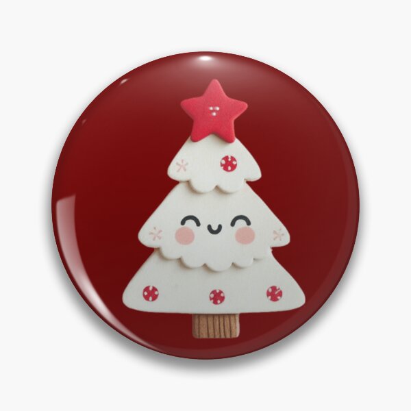 Item preview, Cute Christmas Tree with a Red Star on Top designed and sold by erkabees.