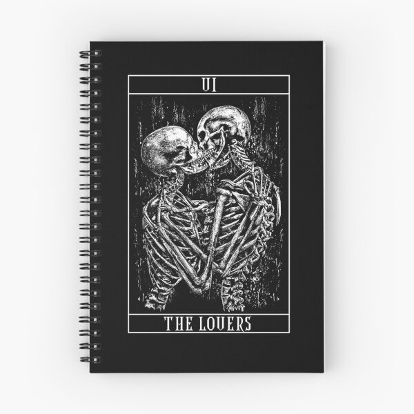 Item preview, Tarot Card The Lovers - Skeleton Love Kisses Bones Horror designed and sold by taaddison50.