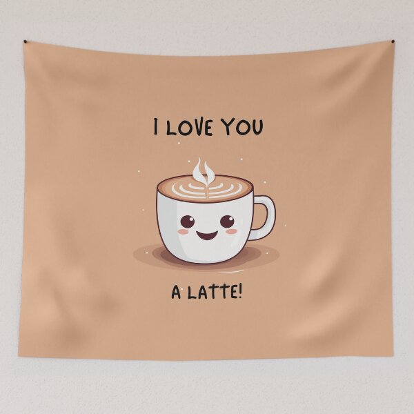 Item preview, I Love You A Latte designed and sold by tigeryy.