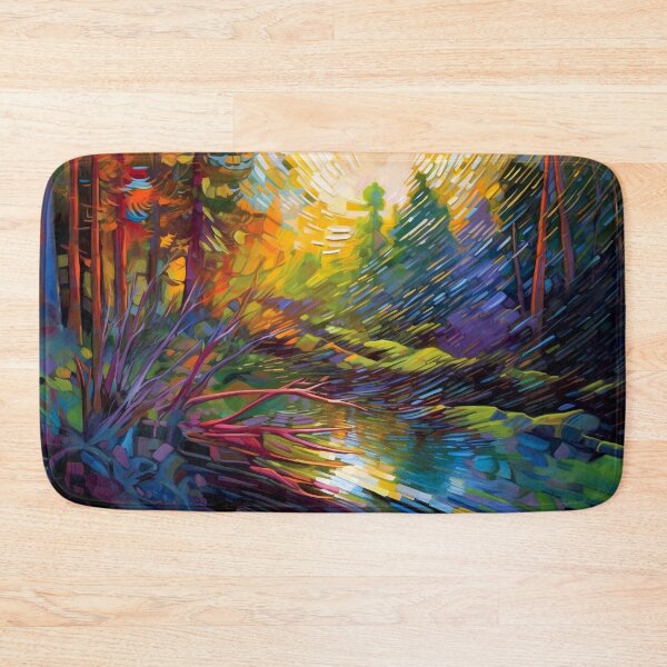 Item preview,  impressionistic autumn landscape designed and sold by Red Witch Art.