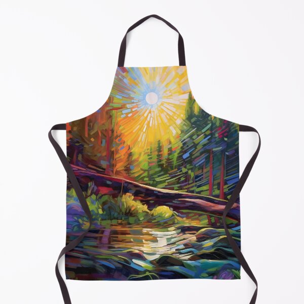 Artikelvorschau, impressionistische Herbstlandschaft entworfen und verkauft von Red Witch Art.