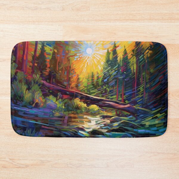 Item preview,  impressionistic autumn landscape designed and sold by Red Witch Art.