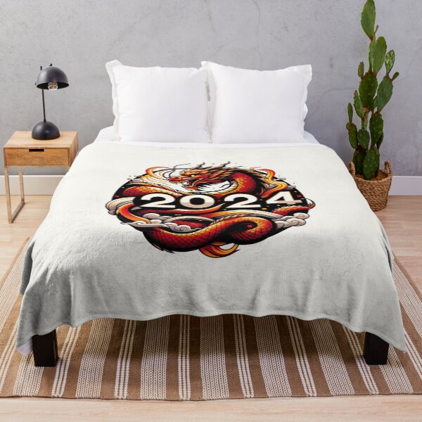 Item preview, Fiery Dragon 2024 Graphic- chinese new year 2024 designed and sold by MAPDDesigns.