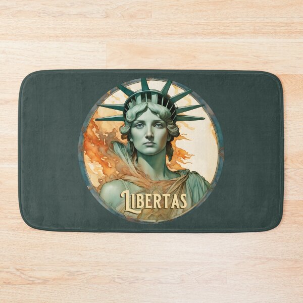Item preview, Libertas | Statue of Liberty with Cloak of Fire | Circle designed and sold by NouveauAge.
