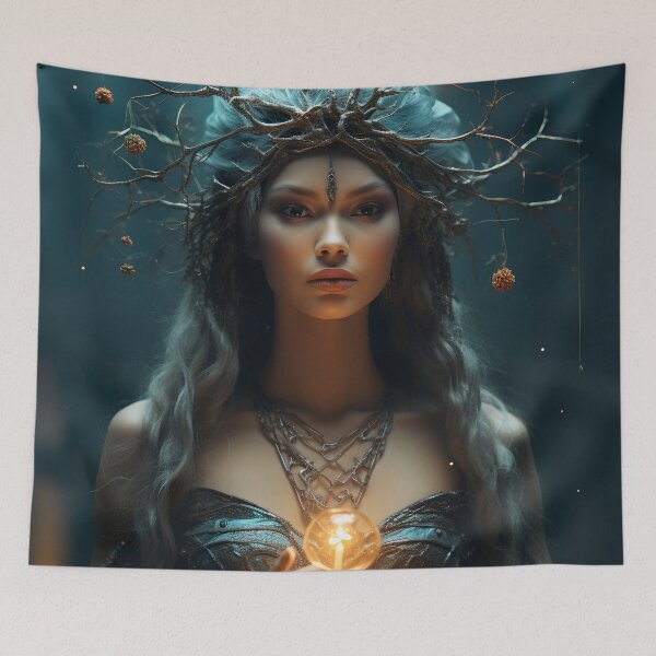 Item preview, Shamanic Witch designed and sold by Red Witch Art.