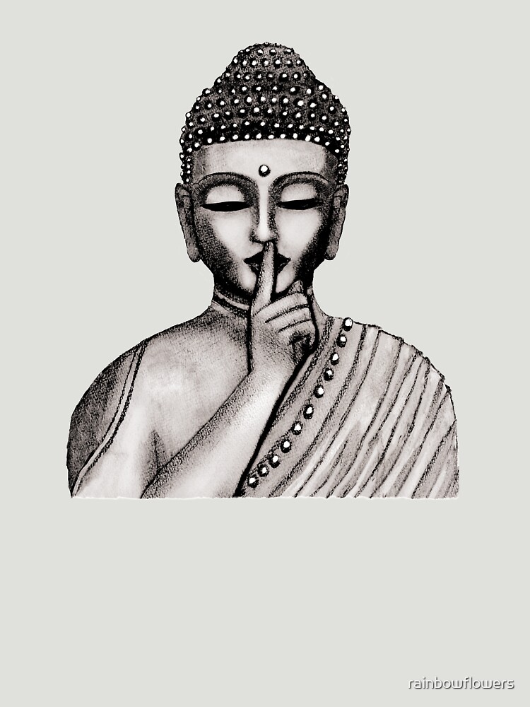 Shh ... do not disturb - Buddha - New by rainbowflowers