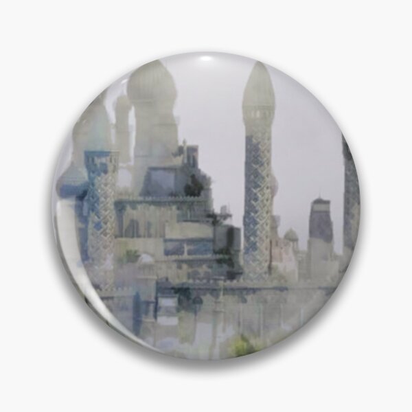 Item preview, Fillory Castle Whitespire Vintage Retro Travel Poster designed and sold by coffeepolicy.