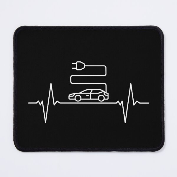 Item preview, EV Heartbeat - Electric Car ECG Pulse Line minimal linear design designed and sold by venomousvector.