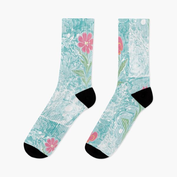 Item preview, Marbling texture floral pattern designed and sold by bozarslan.