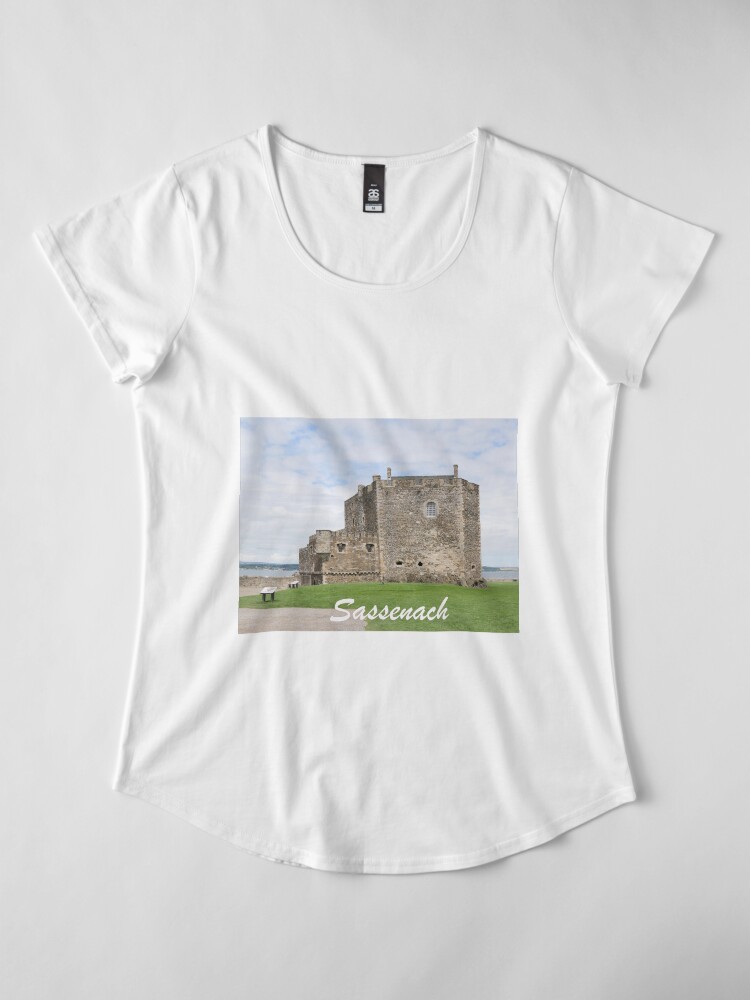 Alternate view of Blackness Castle - Fort William in Outlander Premium Scoop T-Shirt