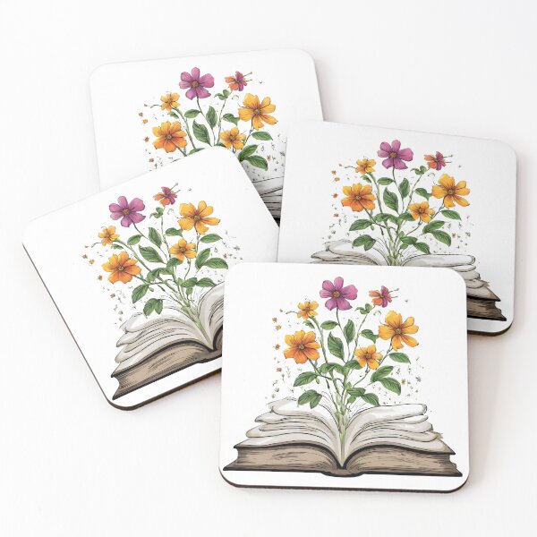 Item preview, Flowers Growing From Book  designed and sold by AYBOSHOP.