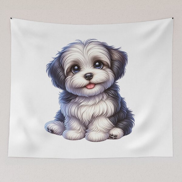 Item preview, Cute Havanese Dog  designed and sold by CharmStudio.