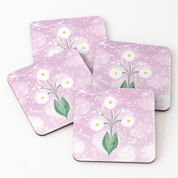 Item preview, Abstract marbling floral pattern designed and sold by bozarslan.