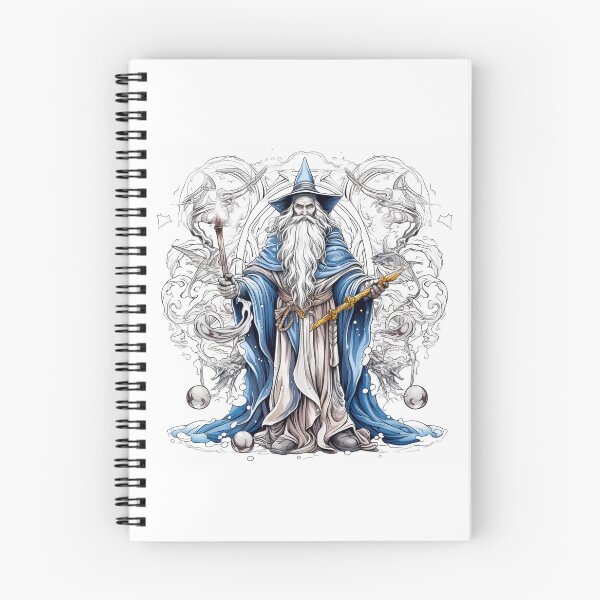 Item preview, Wild Wizard in a blue cloak designed and sold by liana campbell.