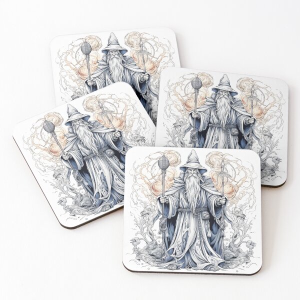 Item preview, Wild Wizard with mystical powers designed and sold by liana campbell.